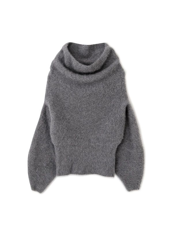 ETRE TOKYO - 2WAYルーズネックニットプルオーバー - GREY | ADDICT