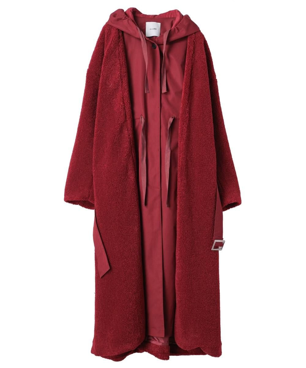 CLANE - ミリタリーレイヤーボアコート - MILITARY LAYER BOA COAT