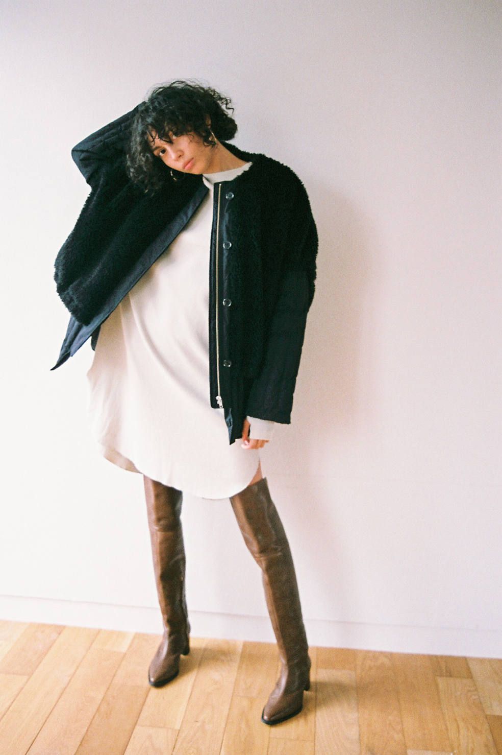 CLANE - レイヤードダウンコート - BOA VEST LAYERED DOWN COAT