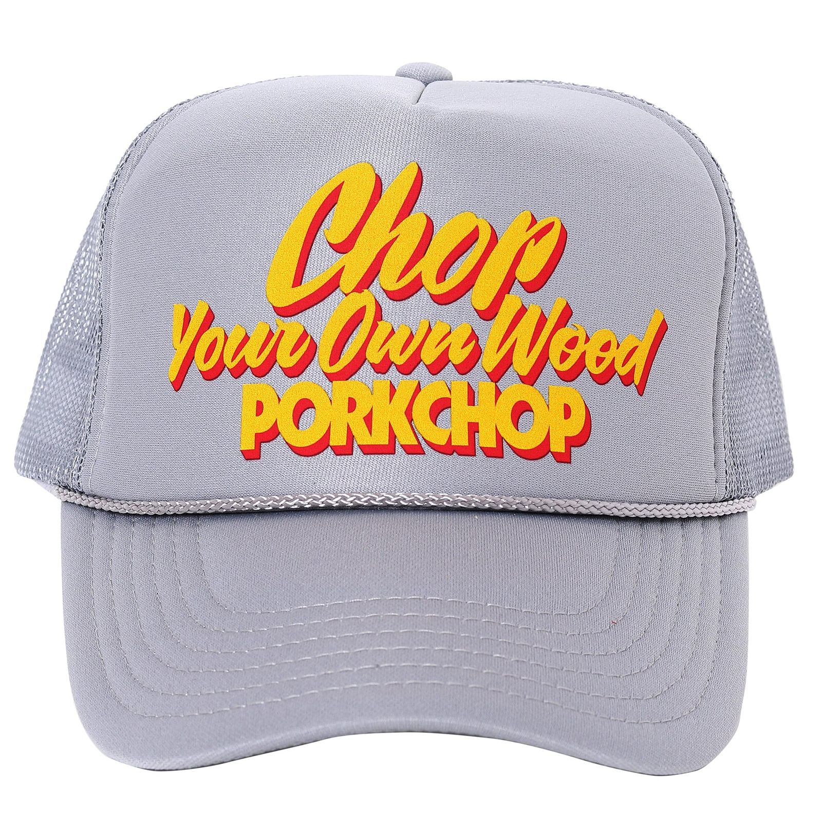 PORKCHOP - CHOP YOUR OWN WOOD CAP 2025 - GRAY / メッシュキャップ