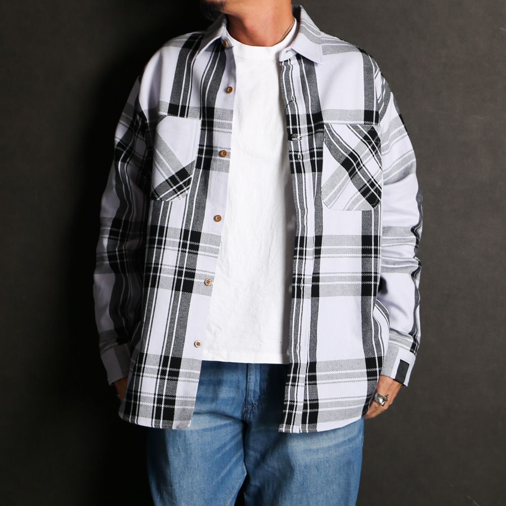 N.HOOLYWOOD - × BIG MAC / SHIRT - GRY CHECK / 2251-SH40-013