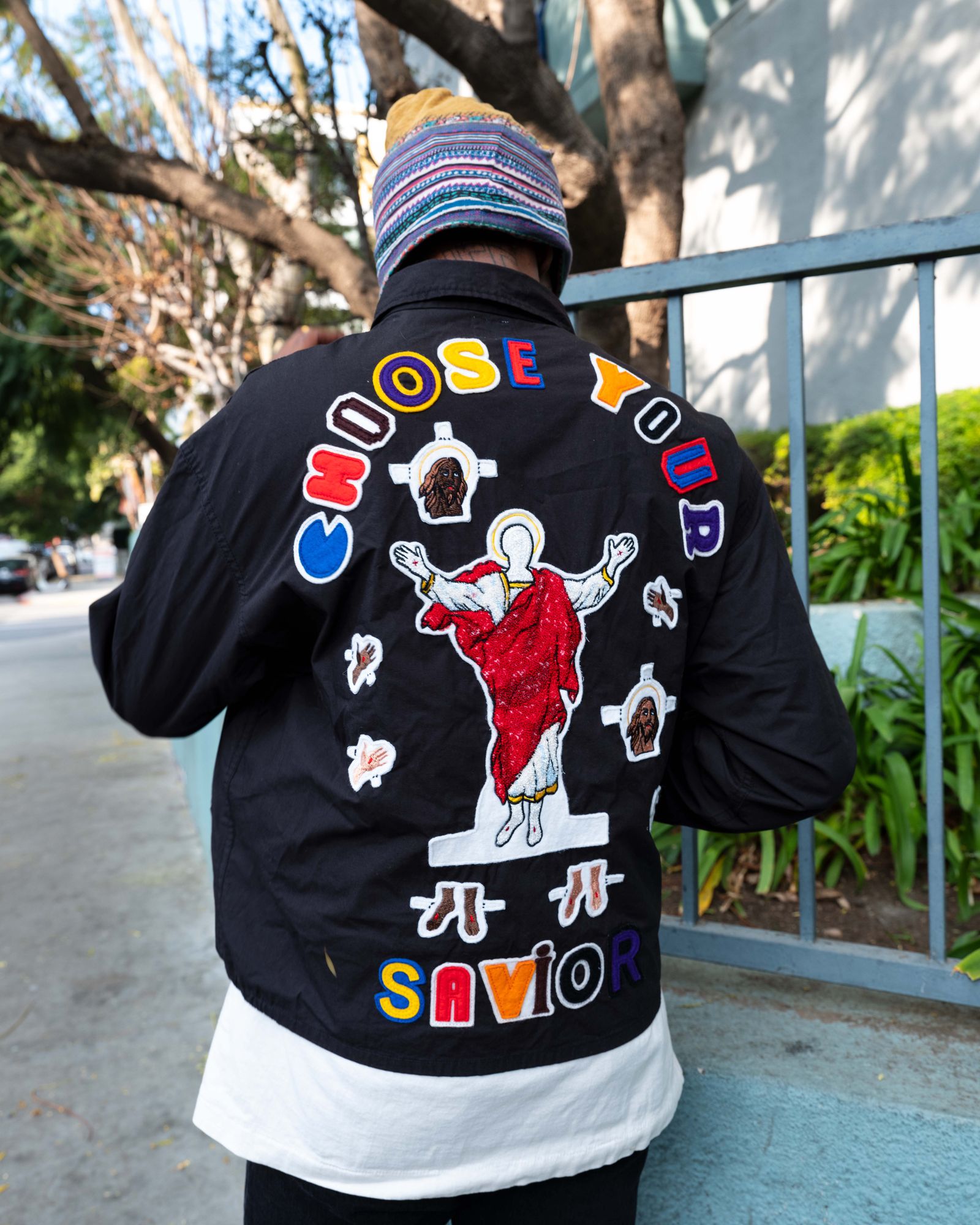 SAINT M×××××× - SM-S22-0000-080 / SWING BLACK / スウィングトップ