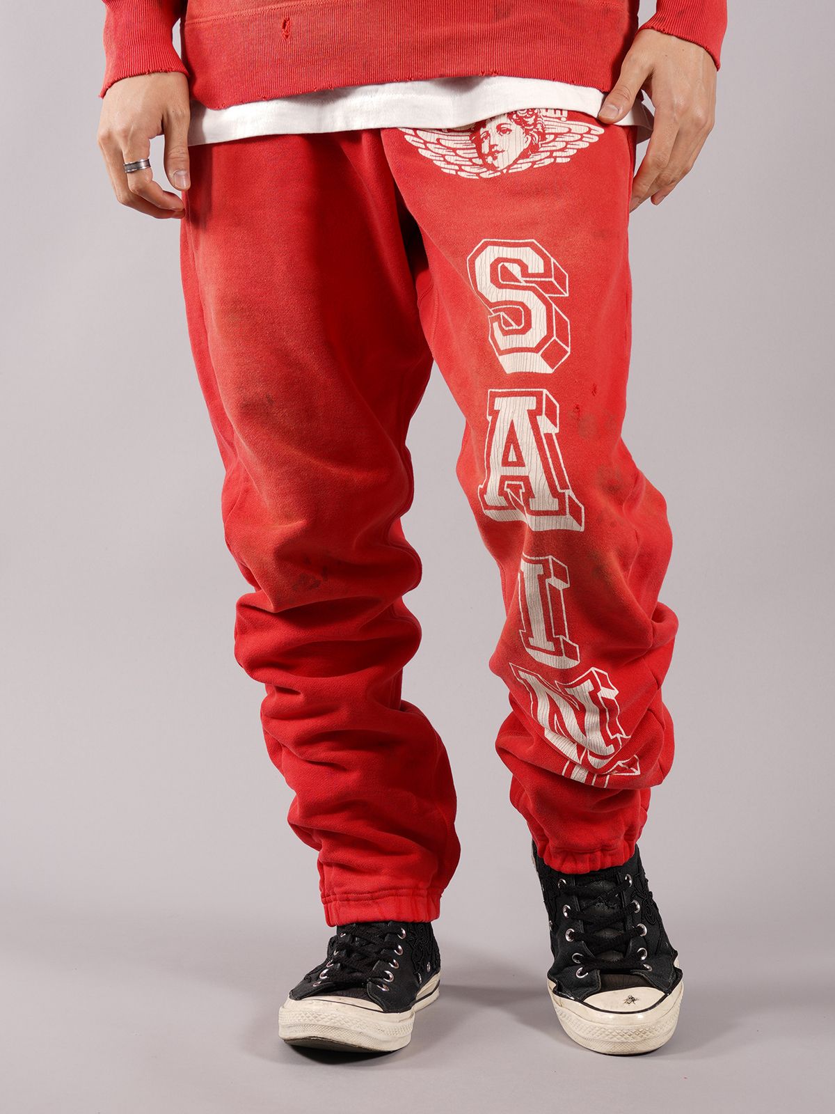 SAINT M×××××× - ラスト1点 / SM-S22-0000-052 / SWEAT PANTS / ANGEL