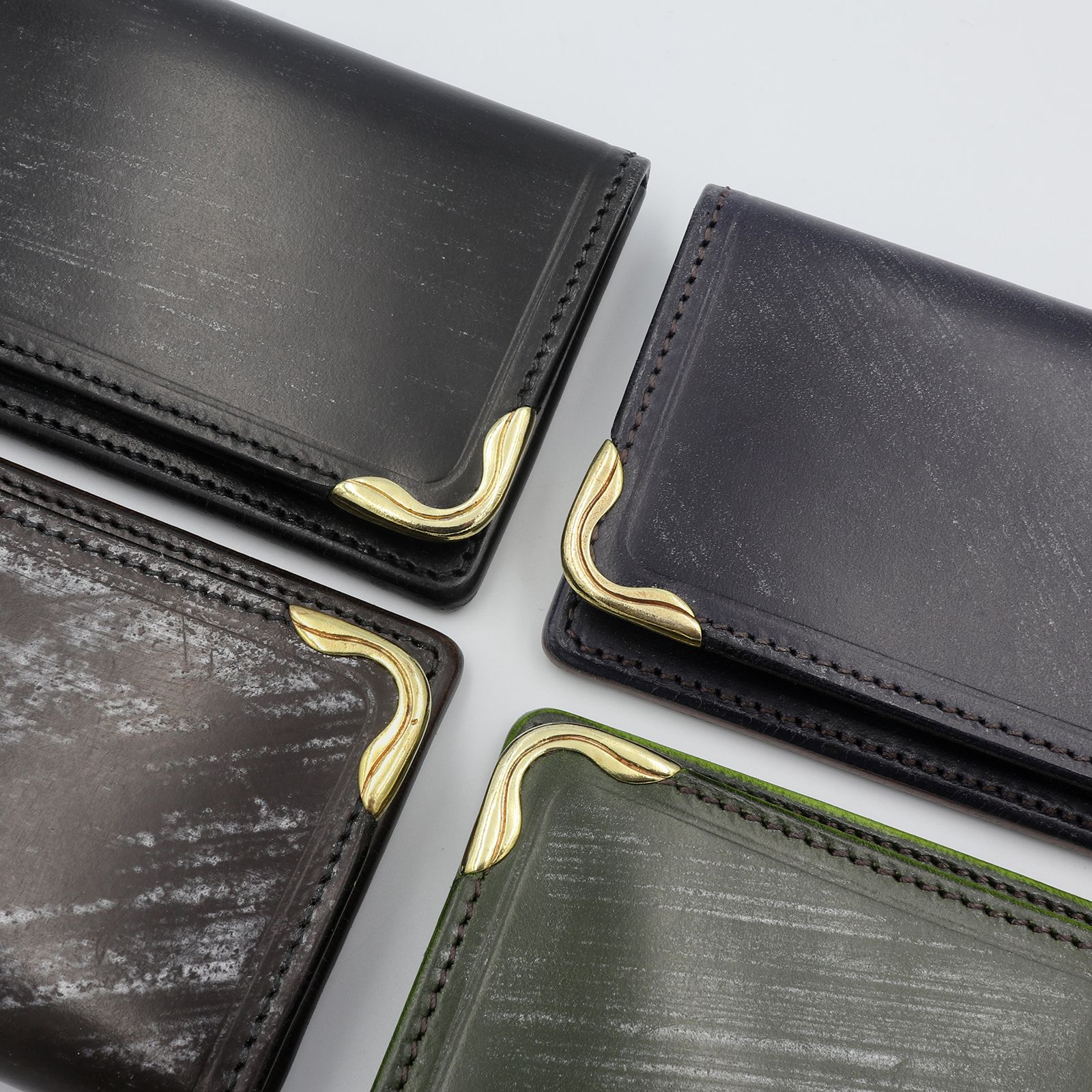 池之端銀革店 - 【Cramp】カードケース UKブライドルレザー 名刺入れ