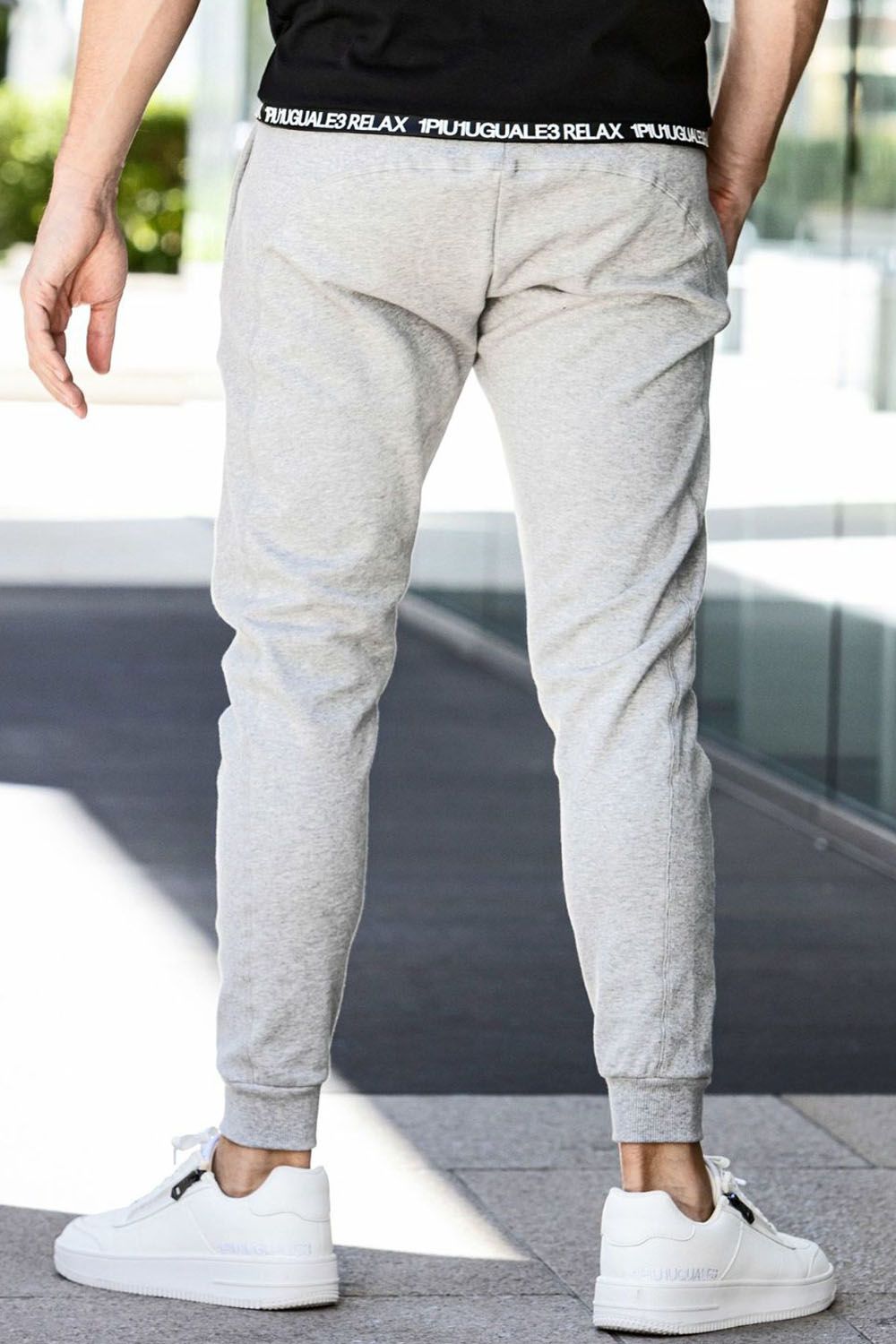 1PIU1UGUALE3 RELAX - CIRCLE LONG PANTS / サークルロゴ スウェット