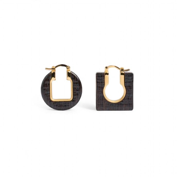 JACQUEMUS - Rond Carre earrings イヤリング / ロンド・カレ / 木製