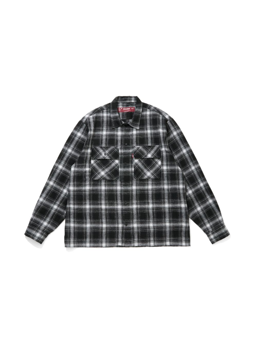 HIDE AND SEEK - Ombre Check L/S Shirt (BLUE) / オンブレ チェック