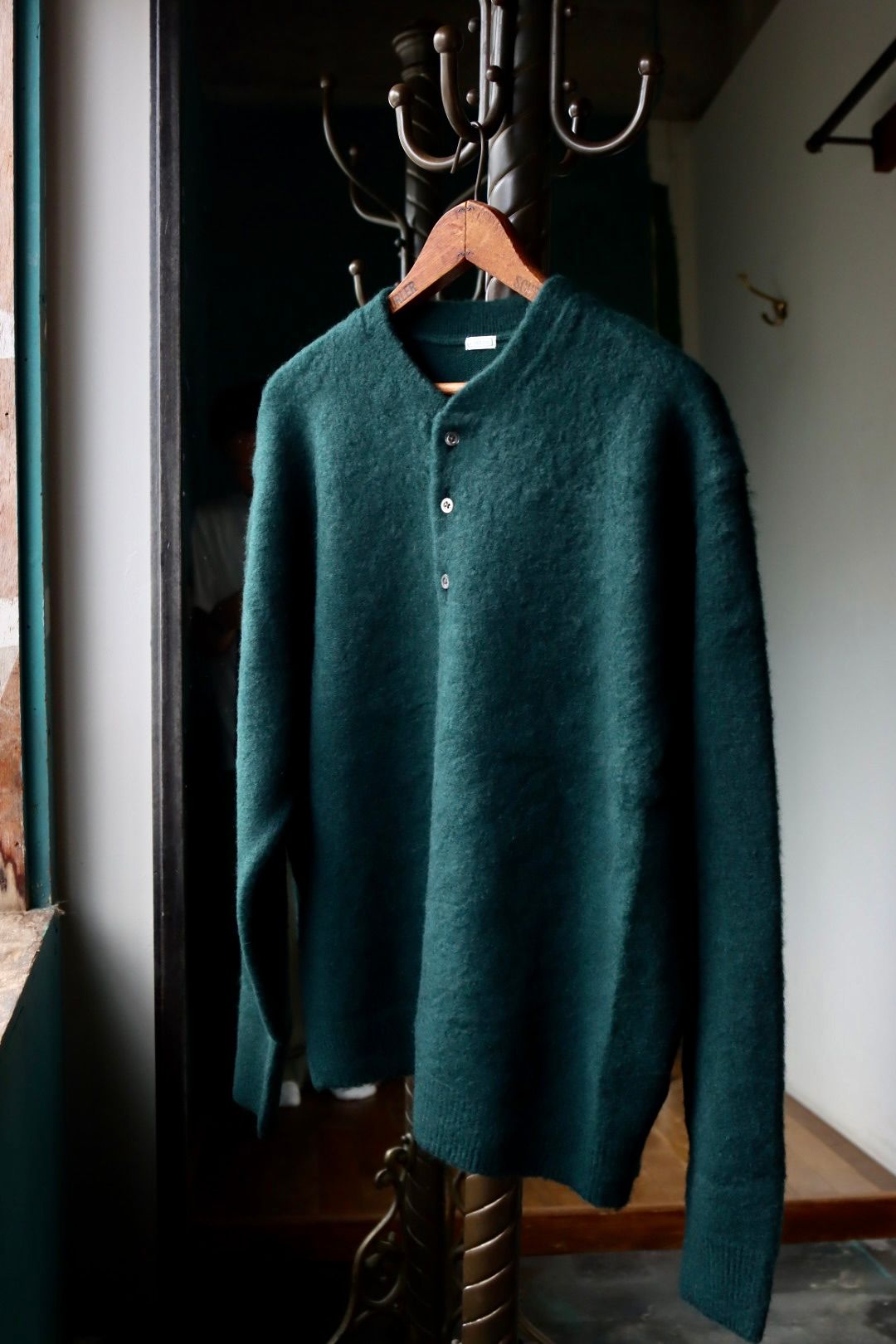 A.PRESSE - アプレッセ 2025 STYLE2 Vintage Half Zip Sweatshirt