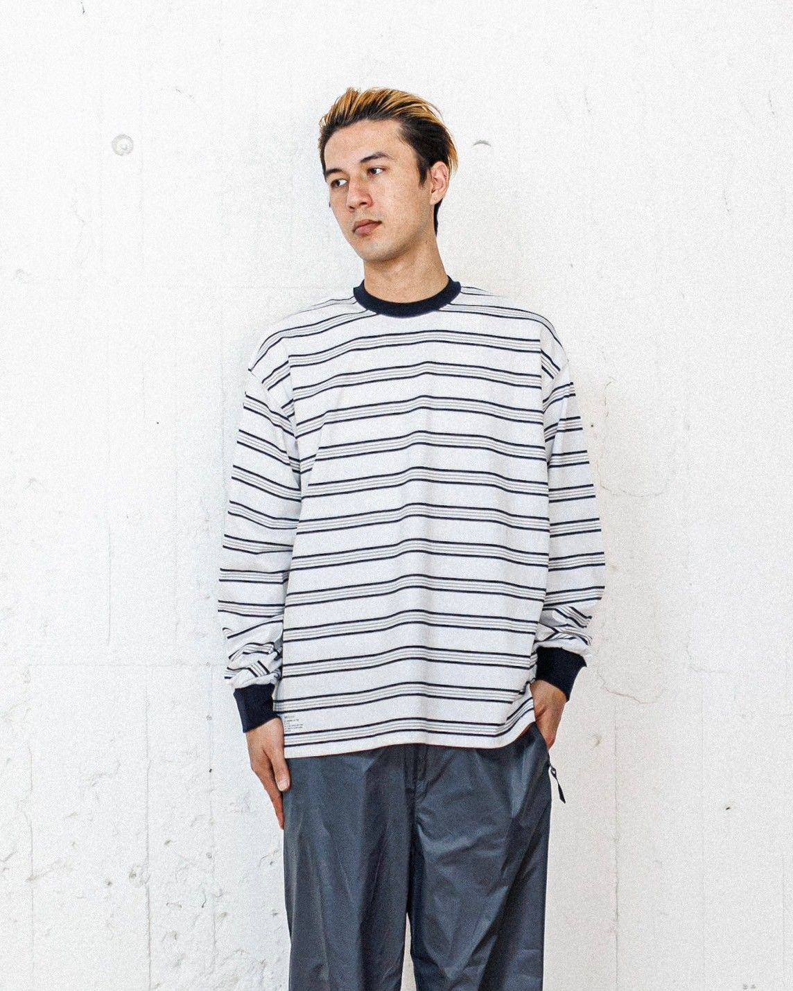 FreshService - フレッシュサービス MULTI BORDER L/S TEE(FSC251