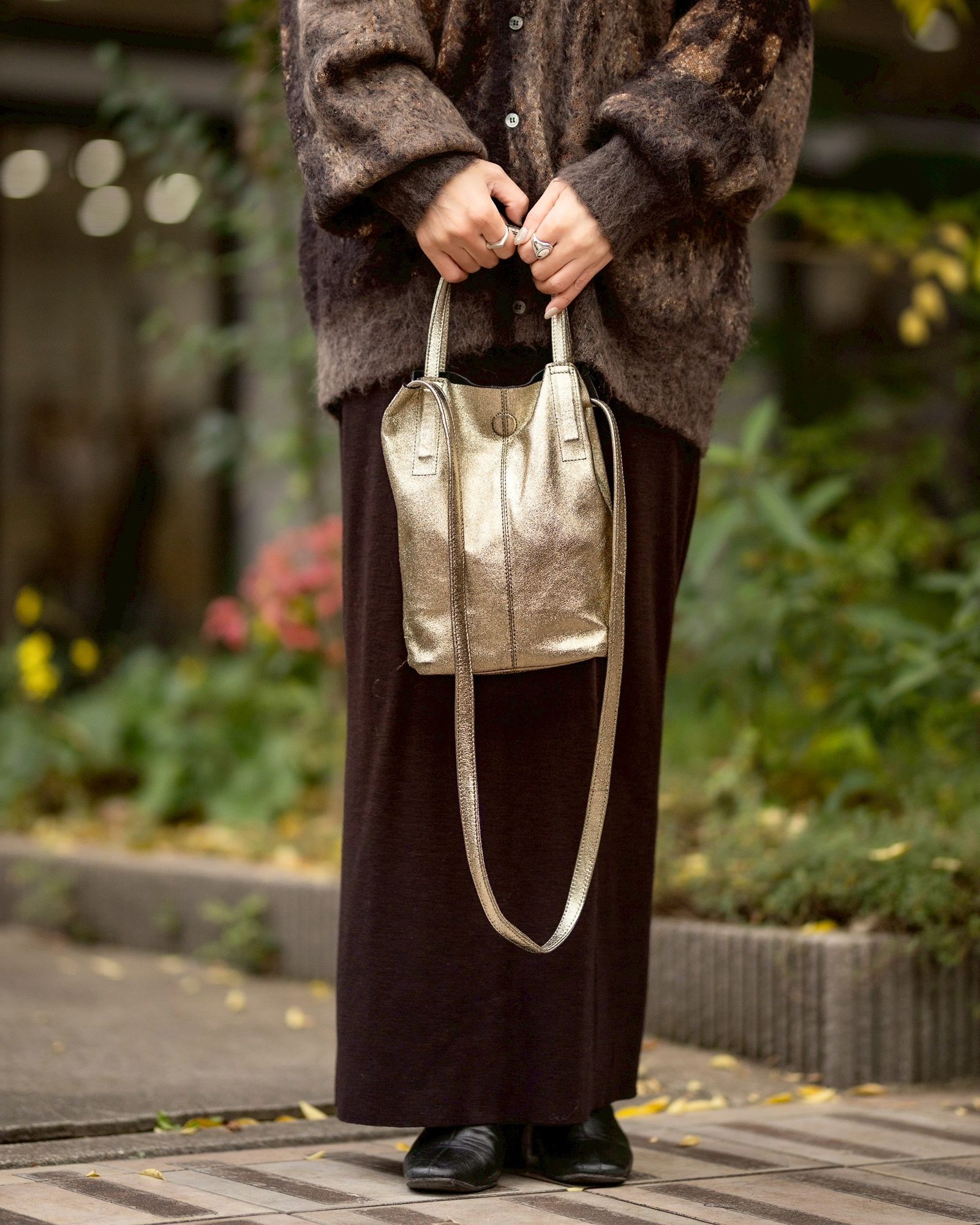 Morphée - Morphee / モルフェトートバッグ 2WAY SMALL TOTE(LONG)GOLD