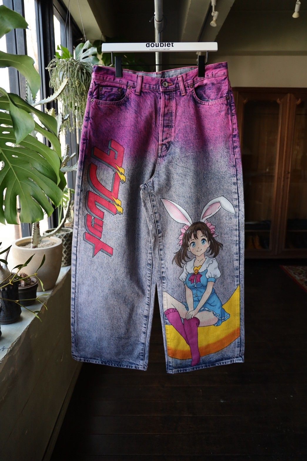 doublet - doublet 25SS ANIME HAND-PAINTING DENIM PANTS(25SS06PT296