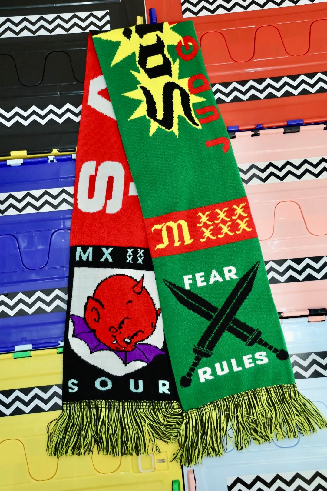 SAINT M×××××× - セントマイケル マフラー BABY MICHAEL SCARF(SM-HR1