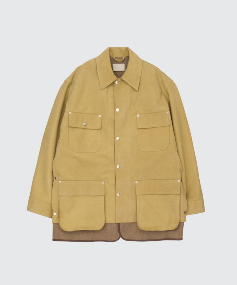 YOKE - ヨーク 25FW カバーオールNuback Leather Coverall Jacket