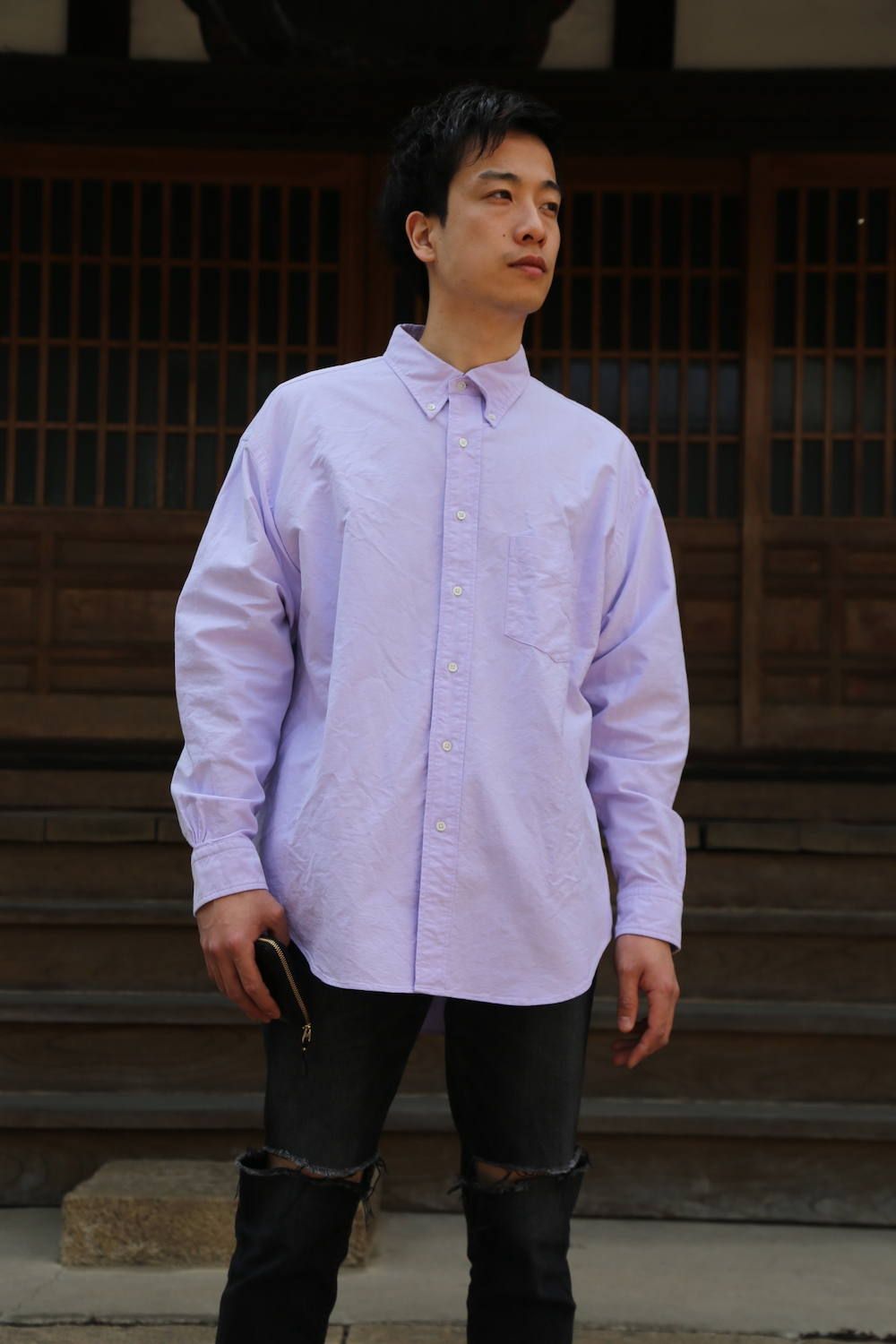 Graphpaper Oxford L/S B.D Box Shirt