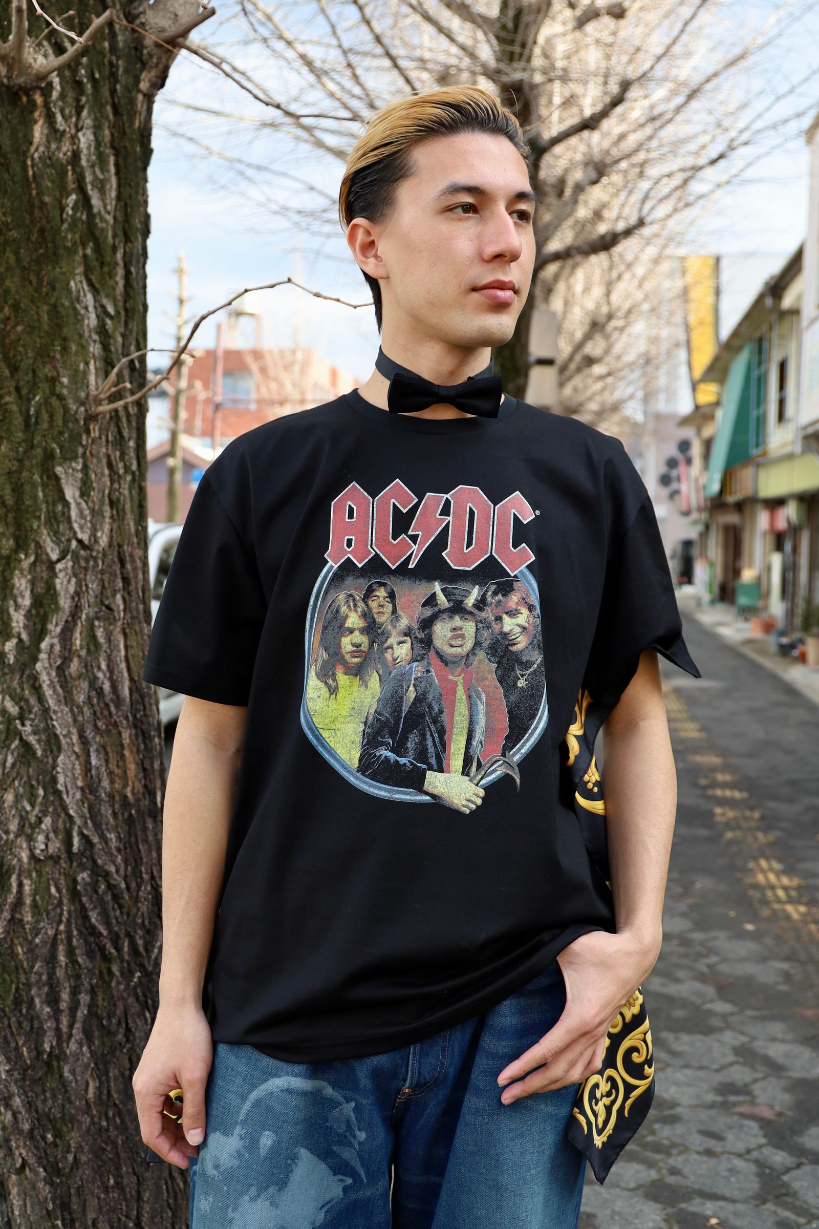 JUNYA WATANABE MAN - ジュンヤワタナベマン×AC/DCコラボシルク