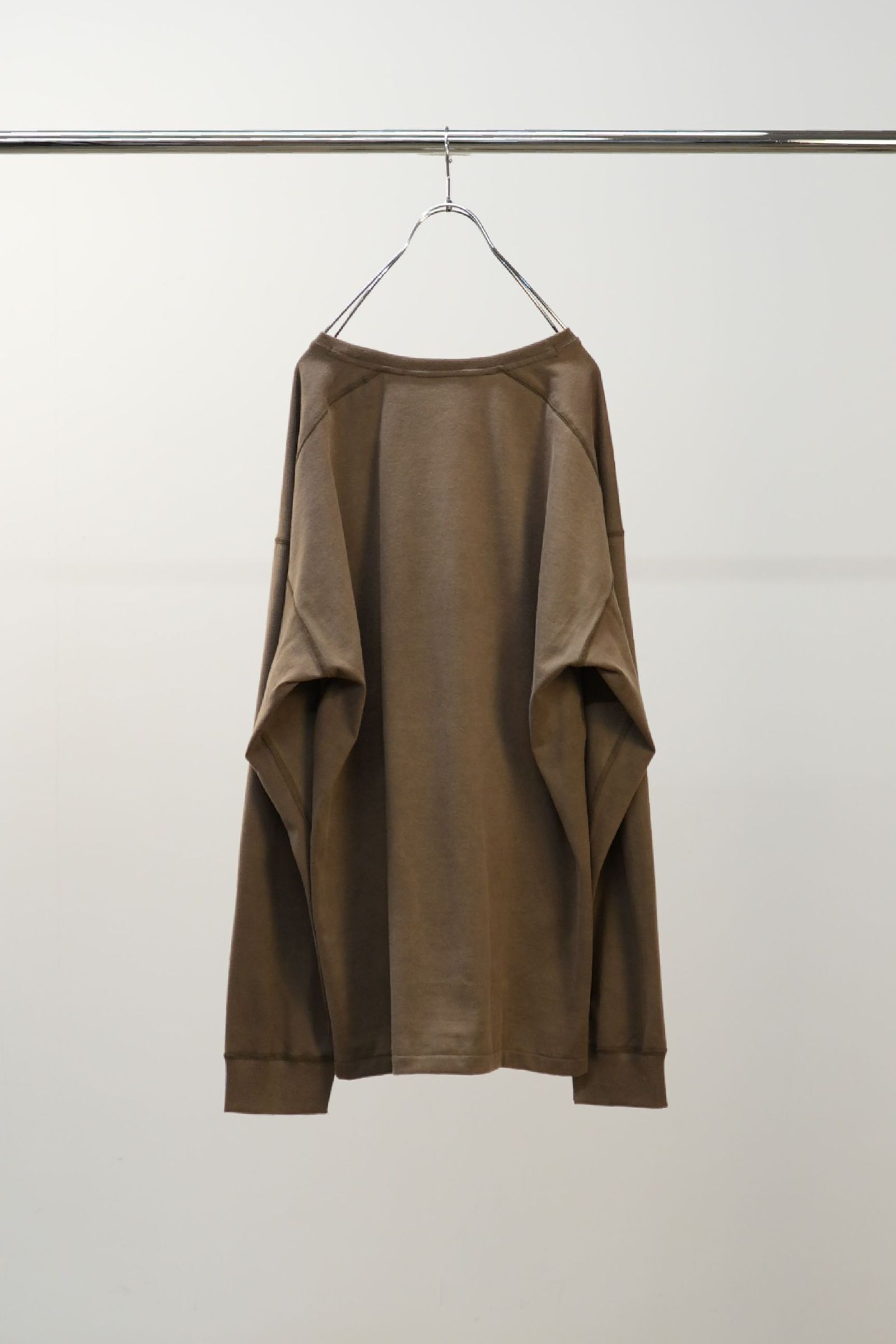 ANCELLM - UNEVENNESS LS T-SHIRT | BLACK | カットソー | NapsNote