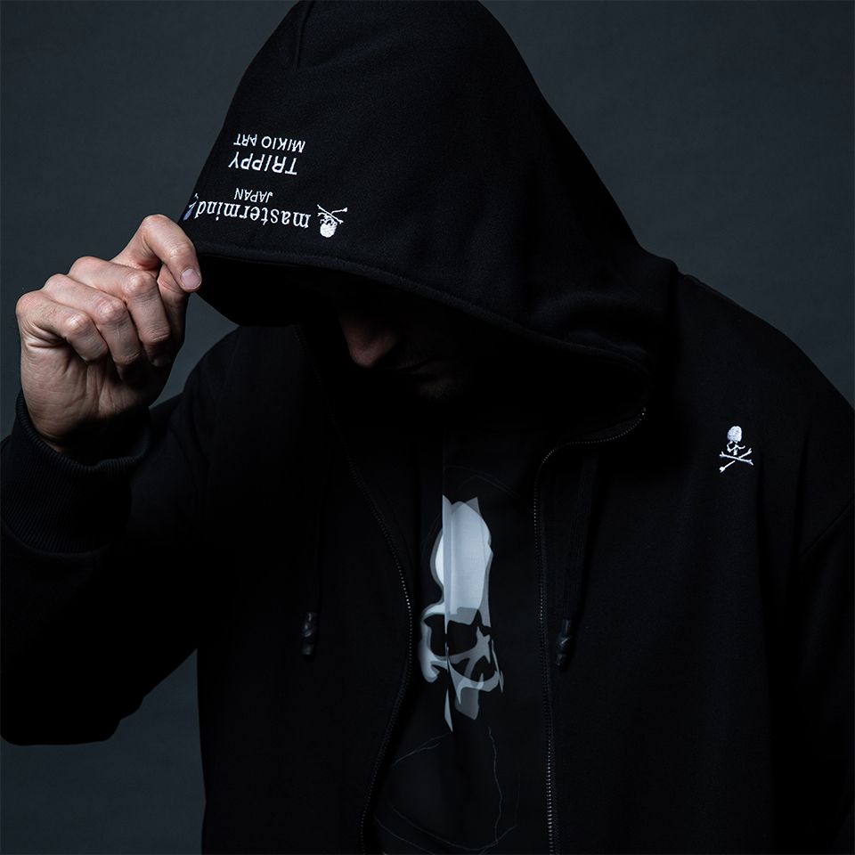 mastermind JAPAN - xTRIPPY ART ZIP PARKA ROCK STARS Black | River