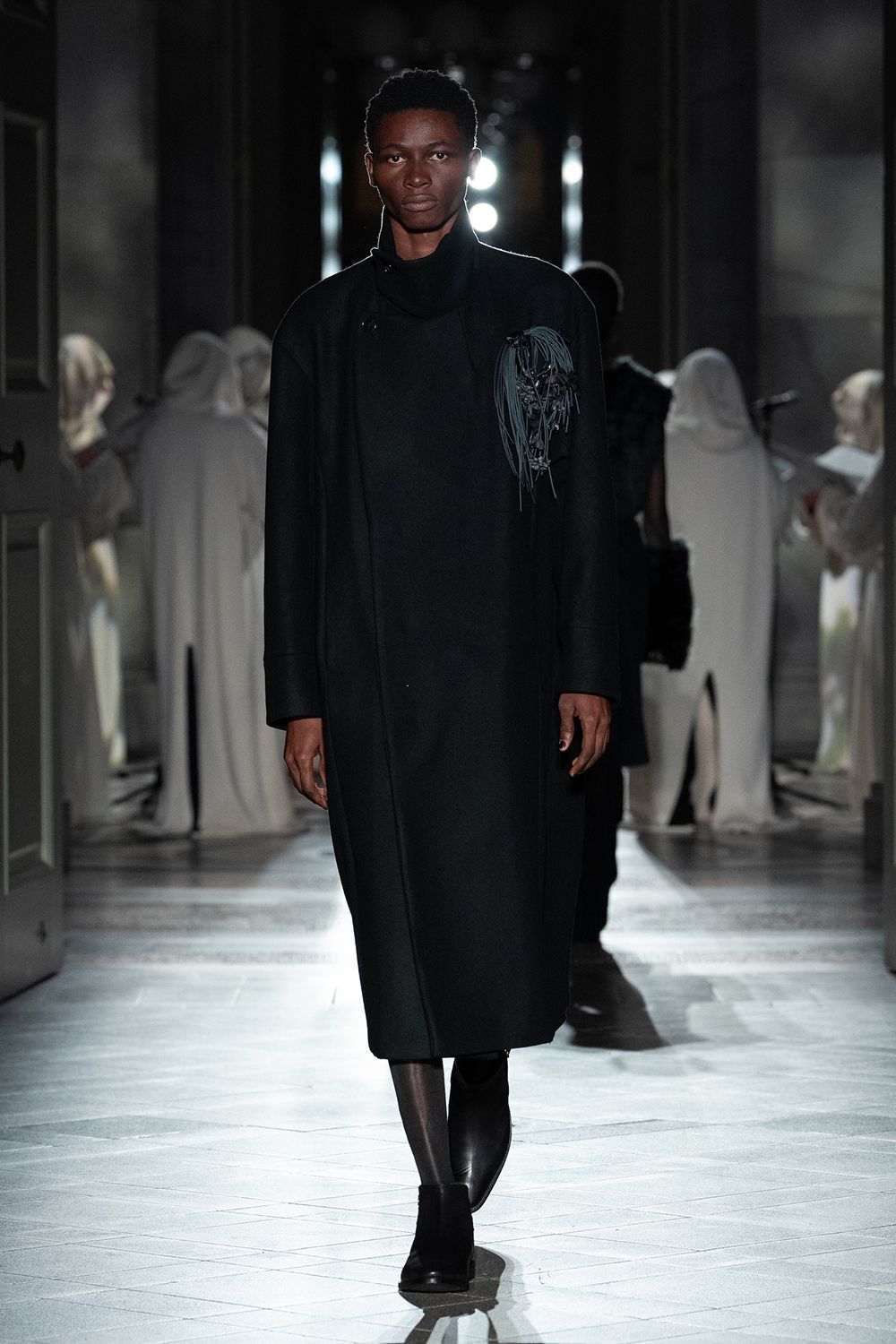 juha - 【ラスト1点】【24AW】Belted Over Coat/ベルテッドオーバー