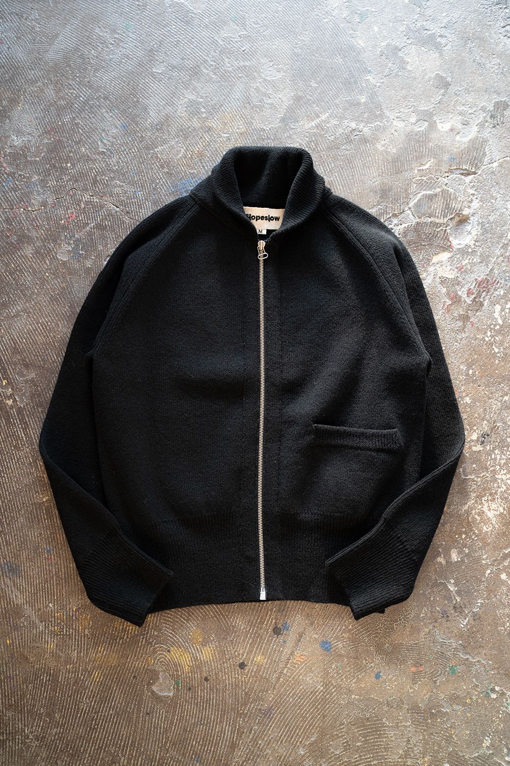 Slopeslow - 【ラスト1点】Hard twisted Shetlandwool type C-2(KHAKI