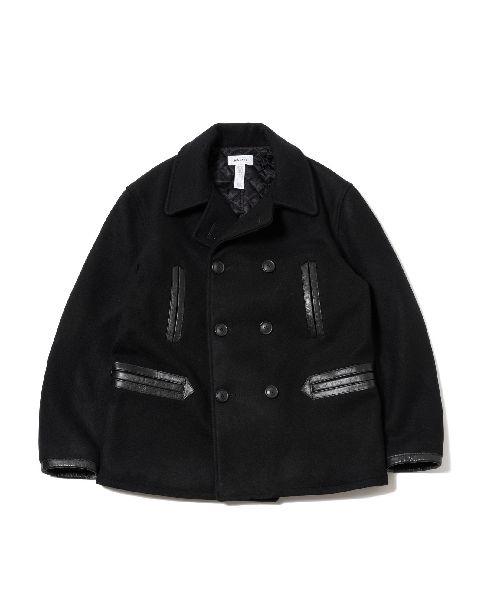 MASSES - P-COAT / BLACK / ピーコート | Stripe Online Store