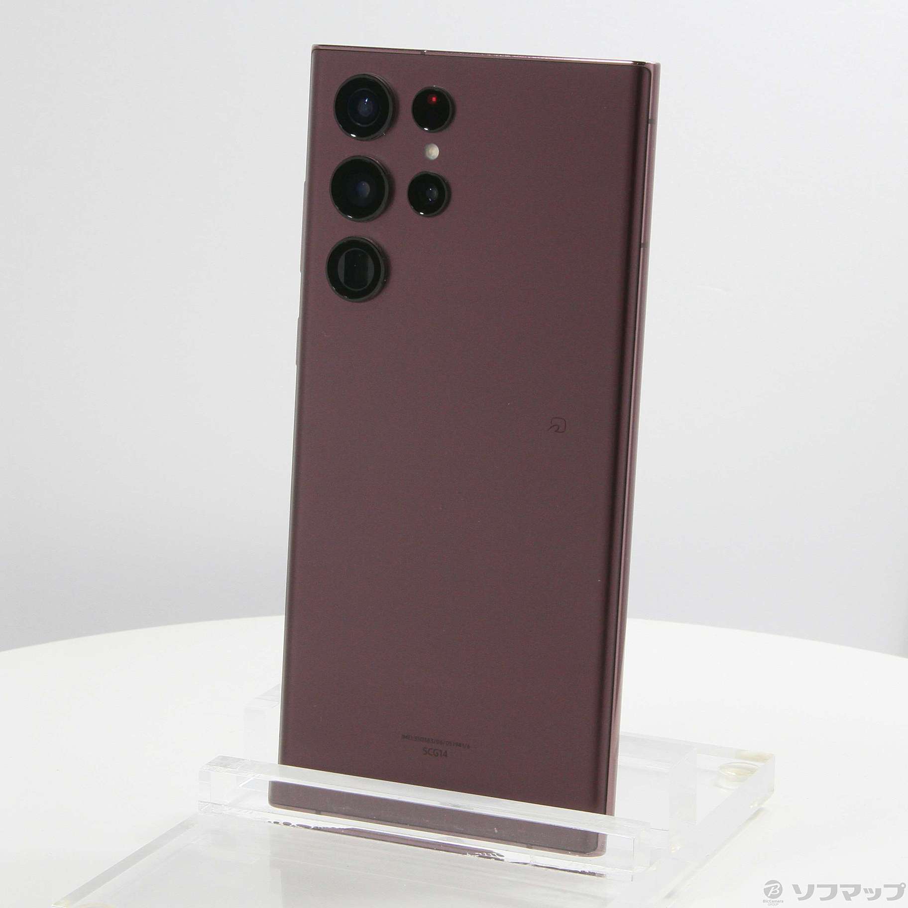 中古】Galaxy S22 Ultra 256GB バーガンディ SCG14 auロック解除SIM