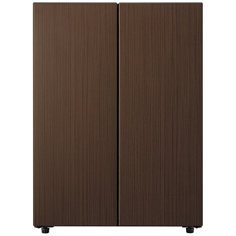 家具冷蔵庫 LOOC（ルーク） ブラウンウッド AQR-FD7P-T ［幅60cm /72L