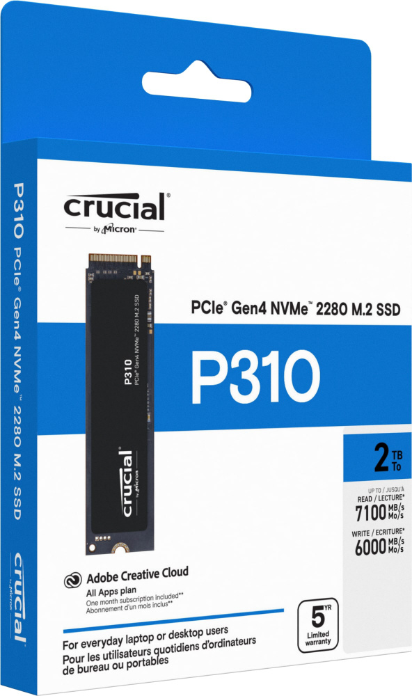 内蔵SSD PCI-Express接続 P310 2280 CT1000P310SSD8-JP ［1TB /M.2