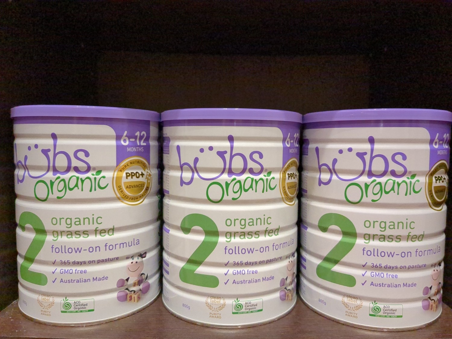 楽天市場】Bubs（バブズ）オーガニック Organic 粉ミルク ステップ2（6