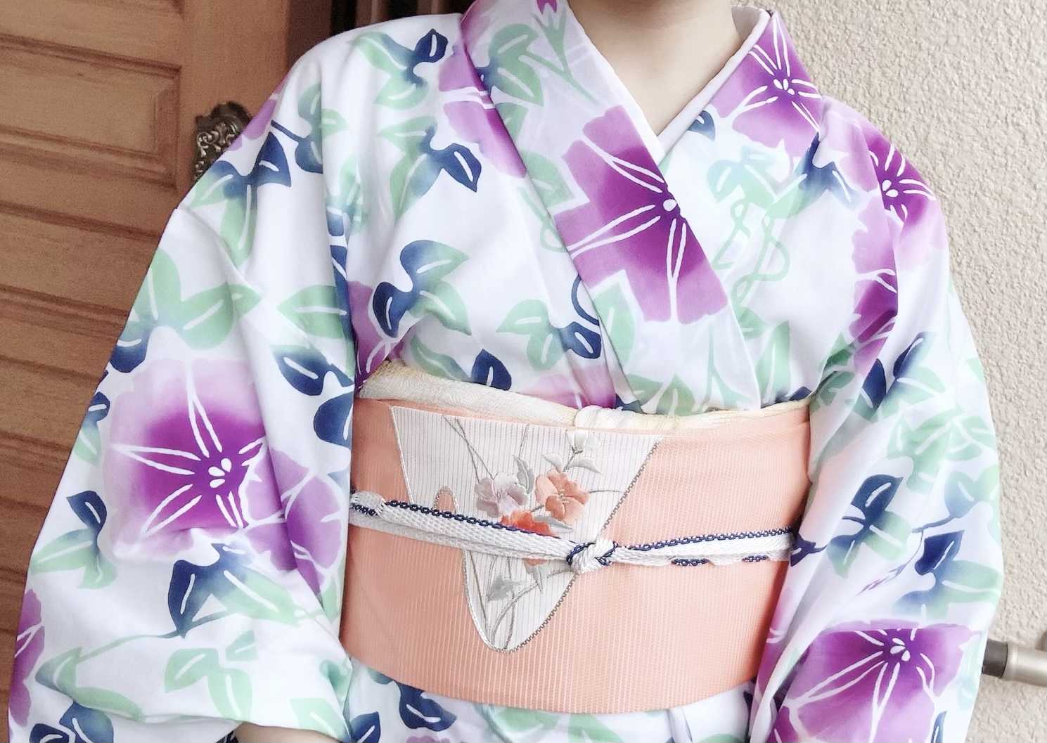 小嶋陽菜さん着用 竺仙 朝顔の浴衣 コーマ白地差分 | アラサー女子の