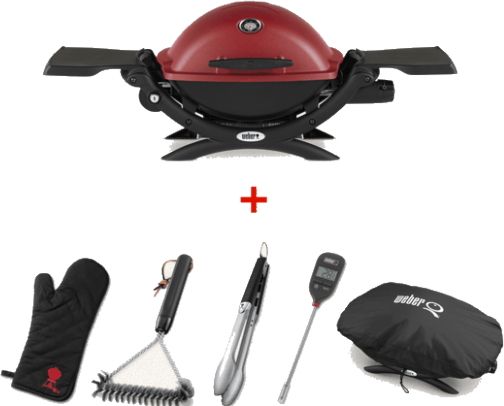 ☆煙が少なくてコンパクトなポータブルBBQガスグリル ウェーバーQ1250