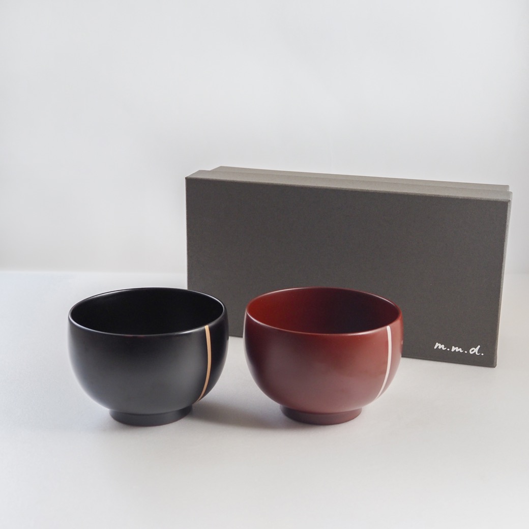 食洗機対応】漆椀2個セット / luxury colors line / ギフトボックス