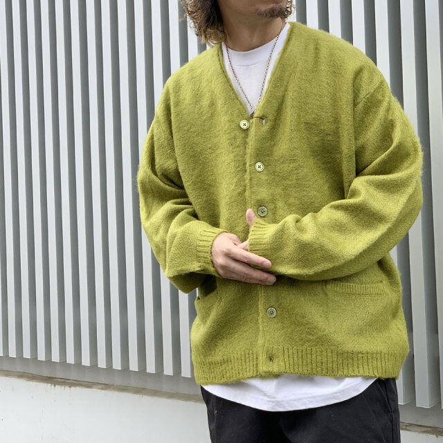 TOWN CRAFT / SOLID SHAGGY CARDIGAN