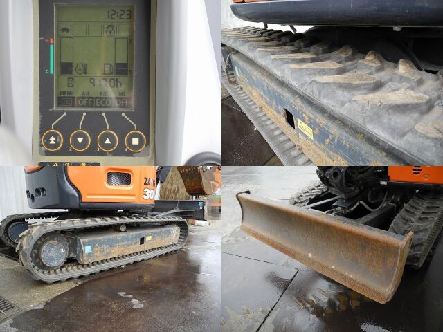 ZX30U-5B 日立 クレーン仕様 ゴム脚