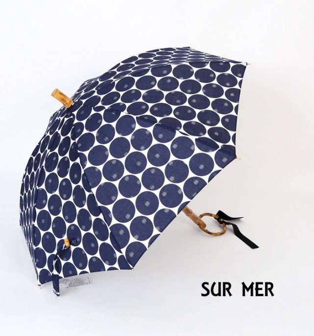 SUR MER シュールメール 日傘 折り畳み傘 花柄 日本製 晴雨兼用 レディース