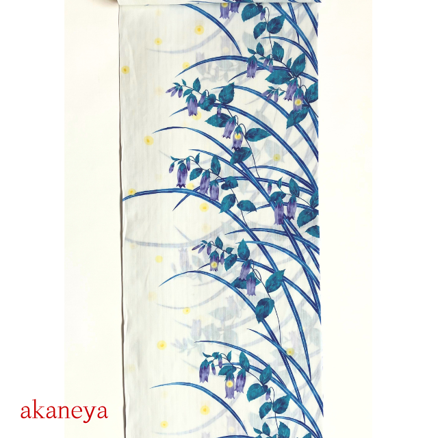 日本製浴衣 撫松庵 反物 生地 3941-003 送料無料