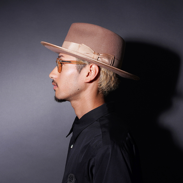D-00008-H /「POINT-H / BEIGE」ハット