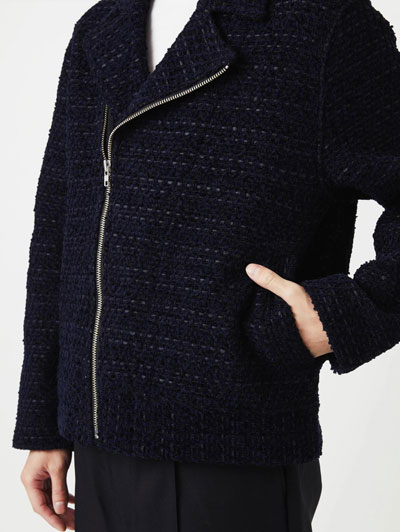 COOHEM (コーヘン) 13-254-014 BASIC TWEED VELVET Rider's JACKET