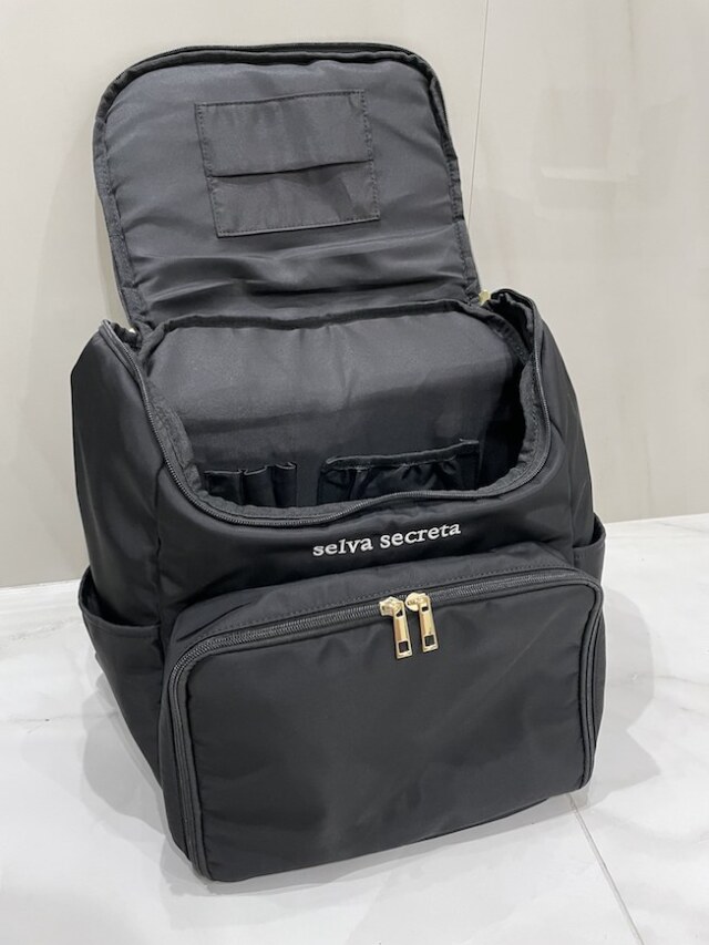 selva secreta】bucket RUCKSACK(black×内側仕切りなしver)