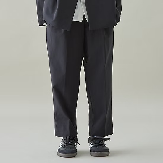 スーツ上下2点セット stretch nylon jacket + 1tuck pants【セレモニー