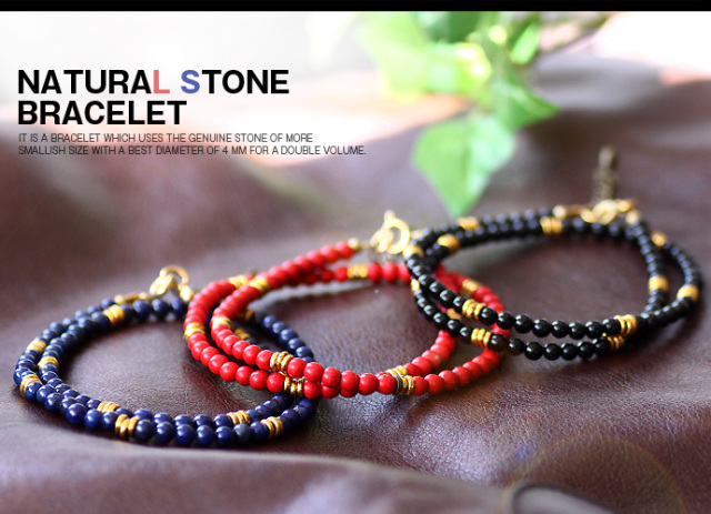 ダブルオニキスブレスレット｜天然石｜パワーストーン｜ラッピング無料