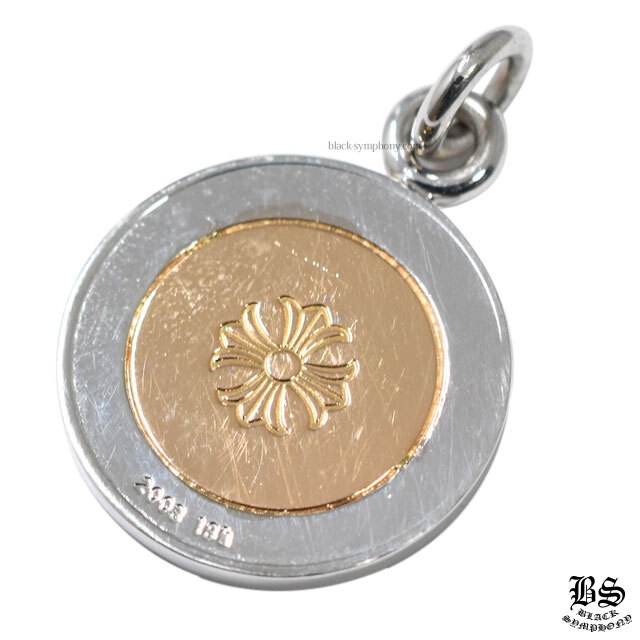 クロムハーツエンジェルメダルチャームV2ホワイトゴールド18K＆