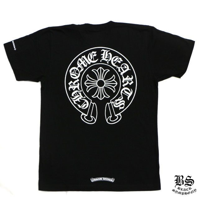 クロムハーツTシャツホースシューブラック|クロムハーツ通販専門店