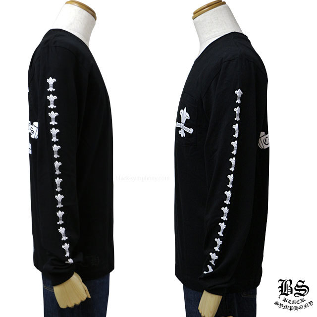 クロムハーツロングTシャツCHフレア|クロムハーツ通販専門店ブラック