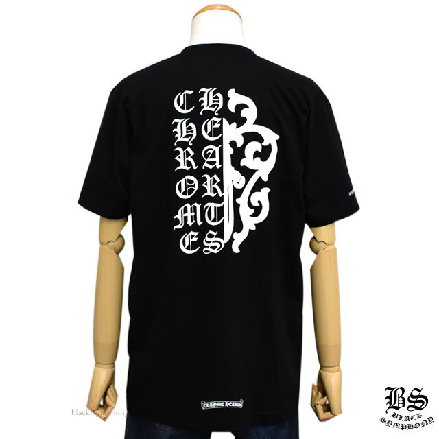 クロムハーツTシャツバックハーフダガーロゴブラック|クロムハーツ通販