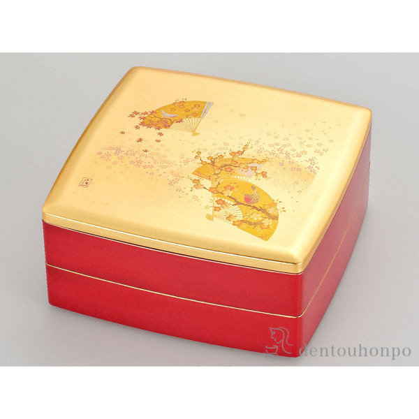 送料無料】 うららか 胴張オードブル重 / 箔一 お正月 新年 おせち