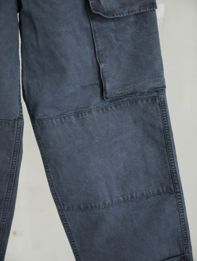 OUTIL ウティ｜pantalon blesle（charcoal gray）フレンチワーク綿麻