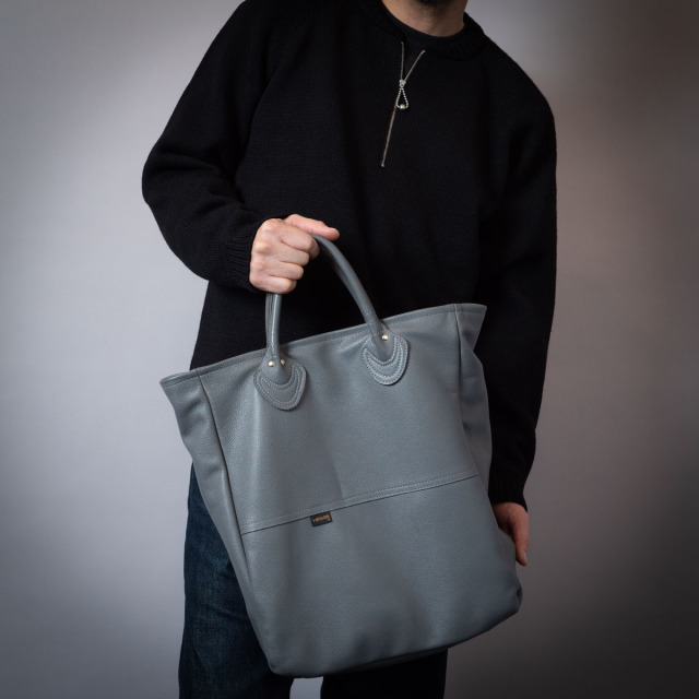 Vanson Special TOTE BAG グレー スマートフォンポケットライナー付き