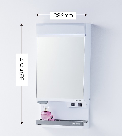 LED照明付き ミラーキャビネット TW-T55L 83010551 風呂ふた満足館