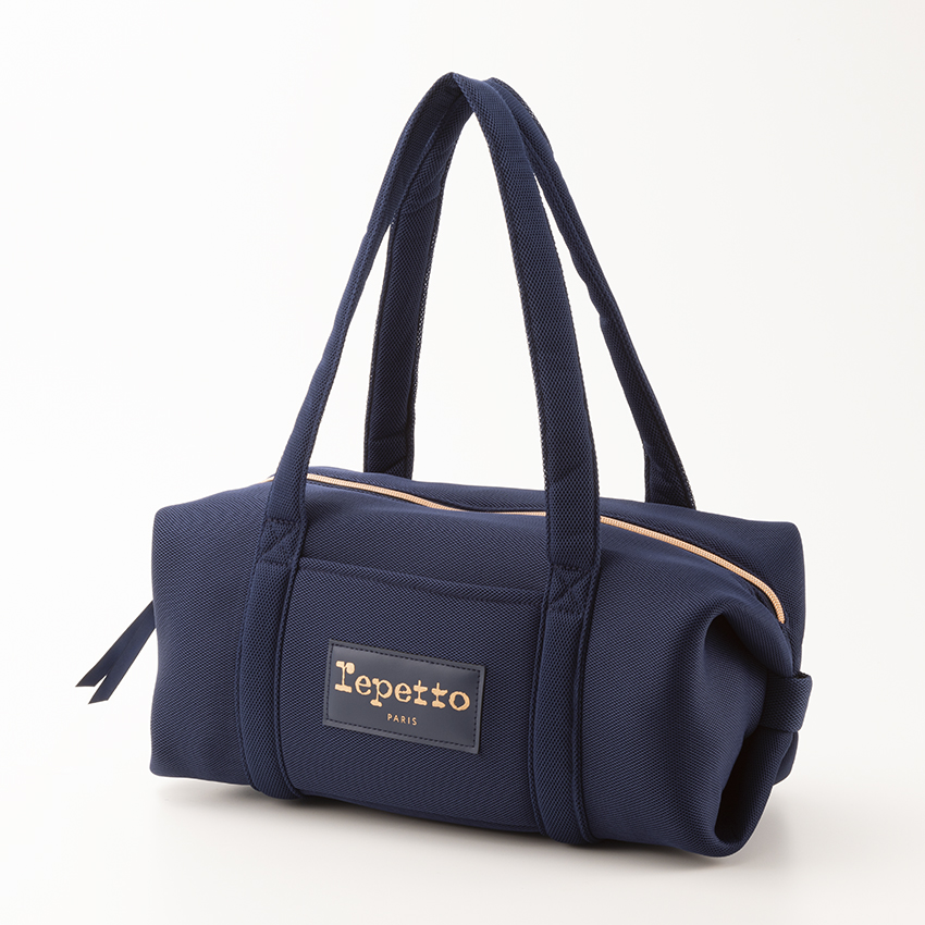 レペット〉 B0232M メッシュサイドリボンドラムバッグ（中）