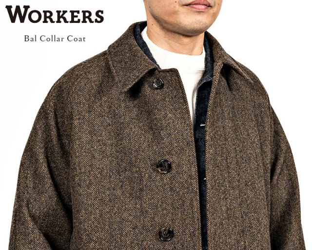 Workers ワーカーズ Bal Collar Coat バルカラーコート スコッチ
